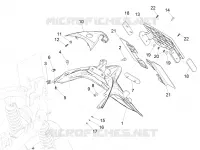 Rear cover - Splash guard
