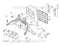 Rear cover - Splash guard