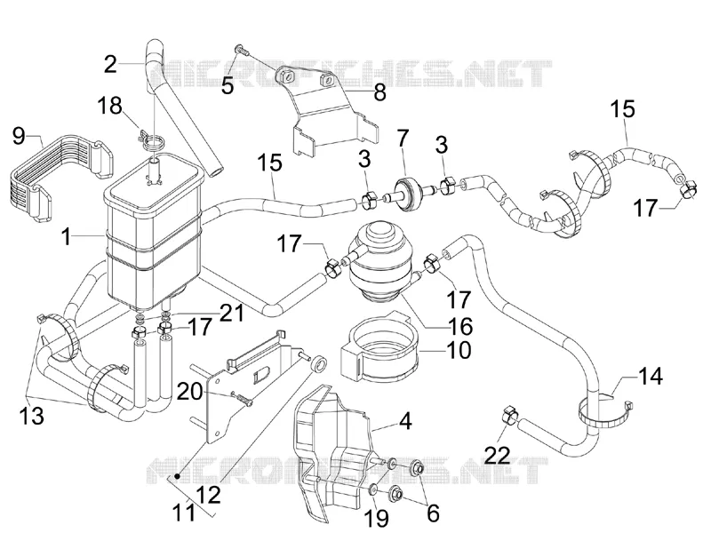 Anti-percolation system