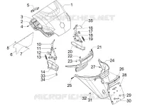 Rear cover - Splash guard