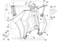 Front glove-box - Knee-guard panel