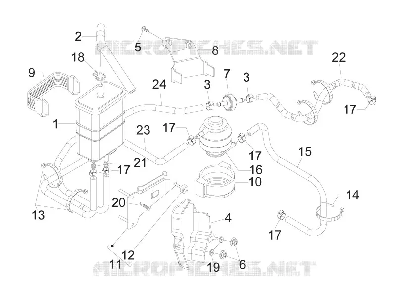 Anti-percolation system