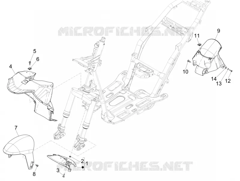 Wheel huosing - Mudguard