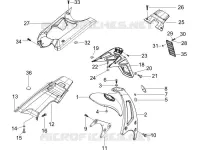Rear cover - Splash guard