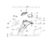 Rear cover - Splash guard