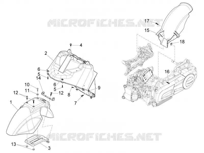 Wheel huosing - Mudguard