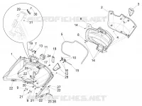 Front glove-box - Knee-guard panel