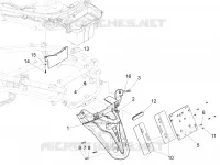 Rear cover - Splash guard