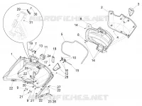 Front glove-box - Knee-guard panel