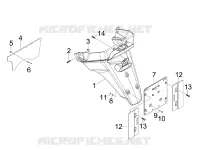 Rear cover - Splash guard