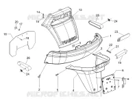 Rear cover - Splash guard