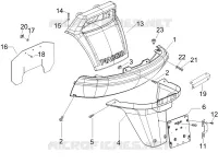 Rear cover - Splash guard