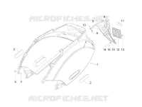 Rear cover - Splash guard
