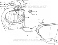 Front glove-box - Knee-guard panel