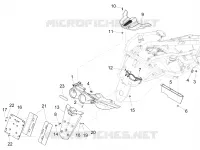 Rear cover - Splash guard