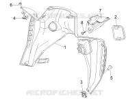 Front glove-box - Knee-guard panel