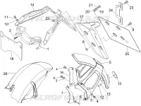 Rear cover - Splash guard