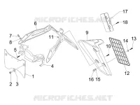 Rear cover - Splash guard