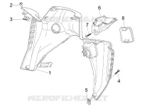 Front glove-box - Knee-guard panel