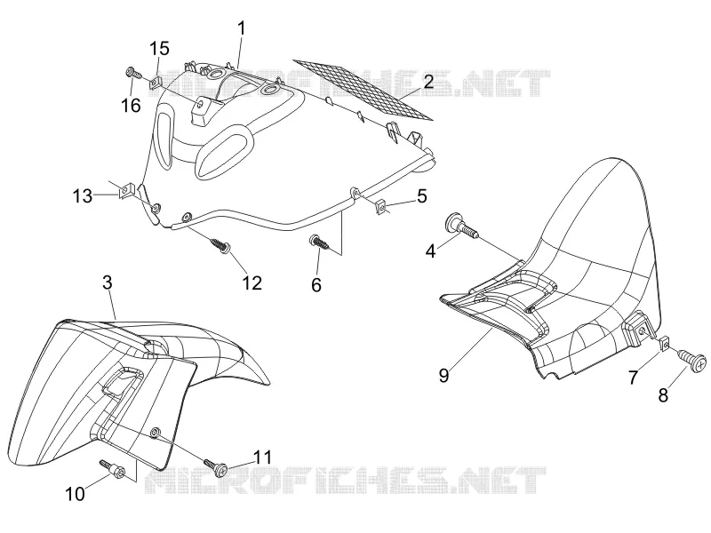 Wheel huosing - Mudguard