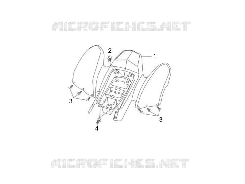 Rear cover - Splash guard
