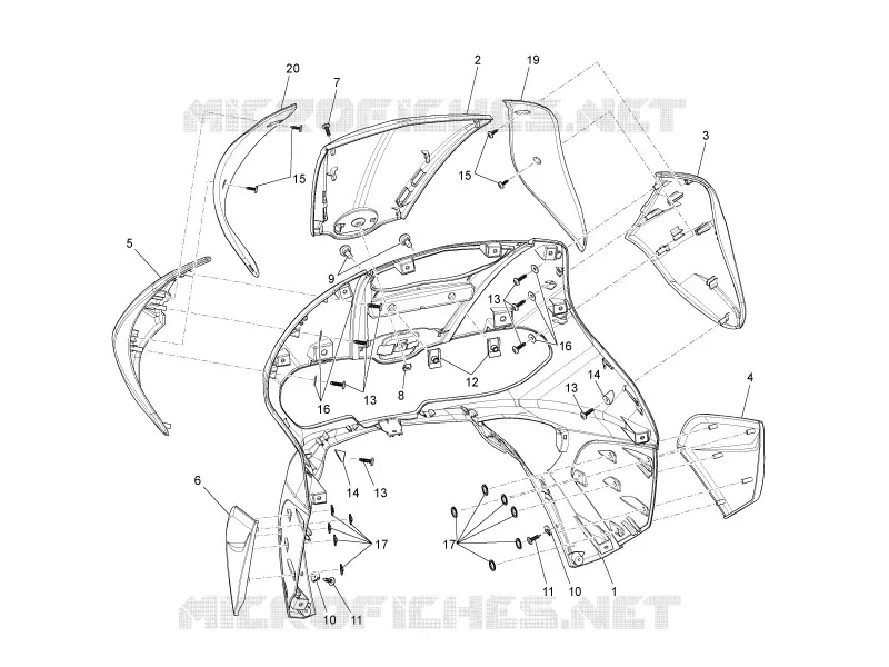Front shield