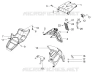 Rear cover - Splash guard
