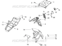 Rear cover - Splash guard