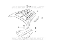 Rear luggage rack