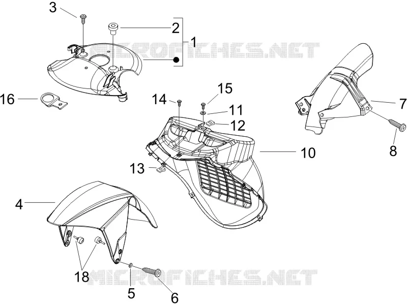Wheel huosing - Mudguard