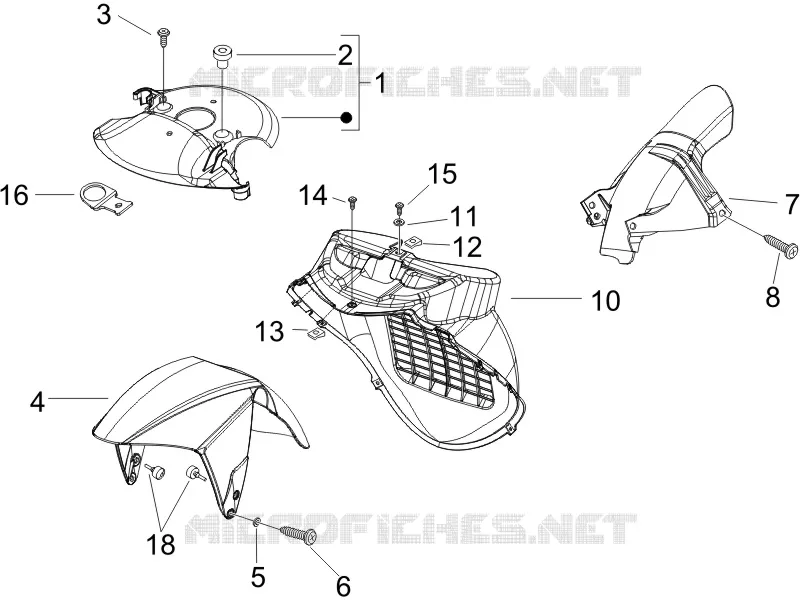 Wheel huosing - Mudguard