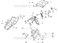 Rear cover - Splash guard