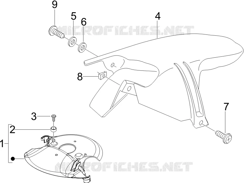 Wheel huosing - Mudguard