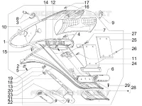 Rear cover - Splash guard