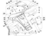 Rear cover - Splash guard