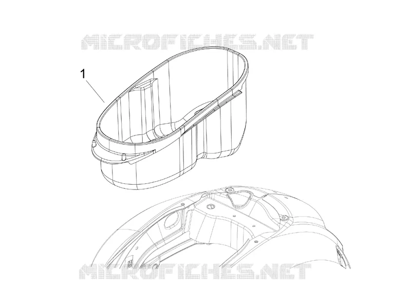 Helmet huosing - Undersaddle