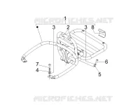 Rear luggage rack
