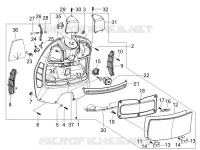 Front glove-box - Knee-guard panel