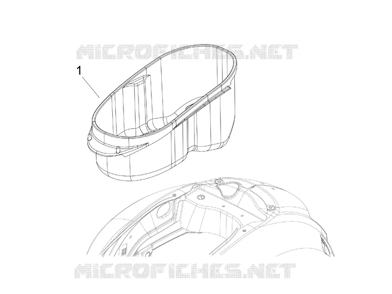 Helmet huosing - Undersaddle