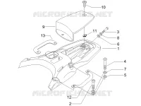 Rear luggage rack
