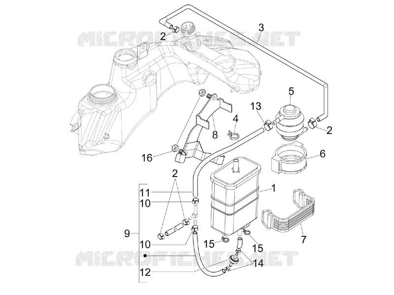 Anti-percolation system