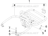 Rear luggage rack