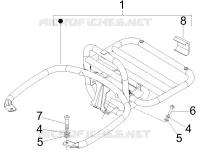 Rear luggage rack