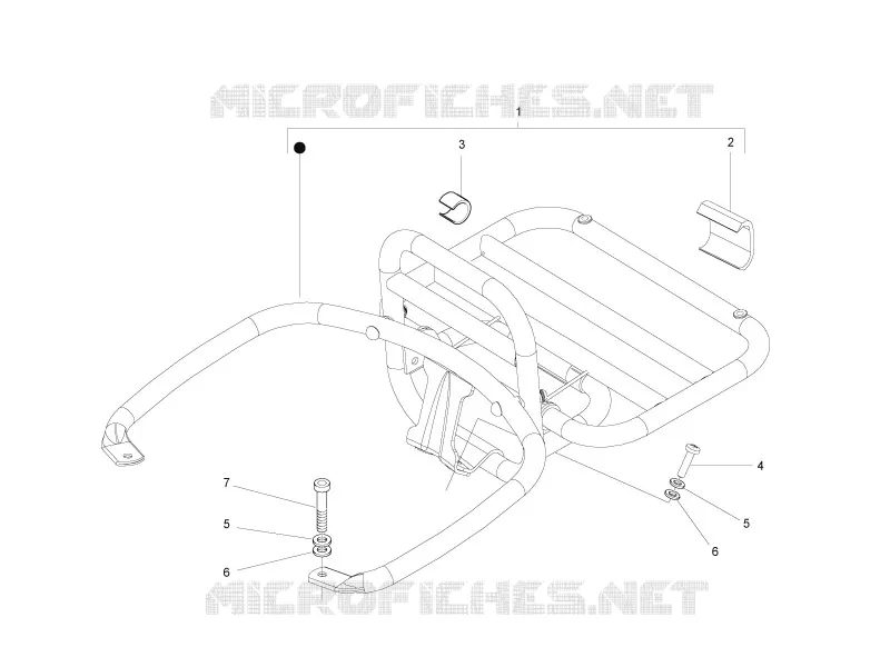 Rear luggage rack