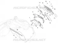 Rear cover - Splash guard