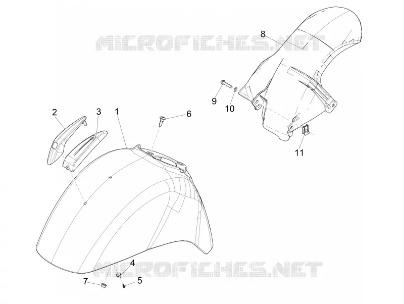 Wheel huosing - Mudguard