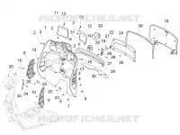 Front glove-box - Knee-guard panel