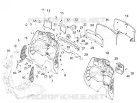 Front glove-box - Knee-guard panel