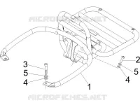 Rear luggage rack