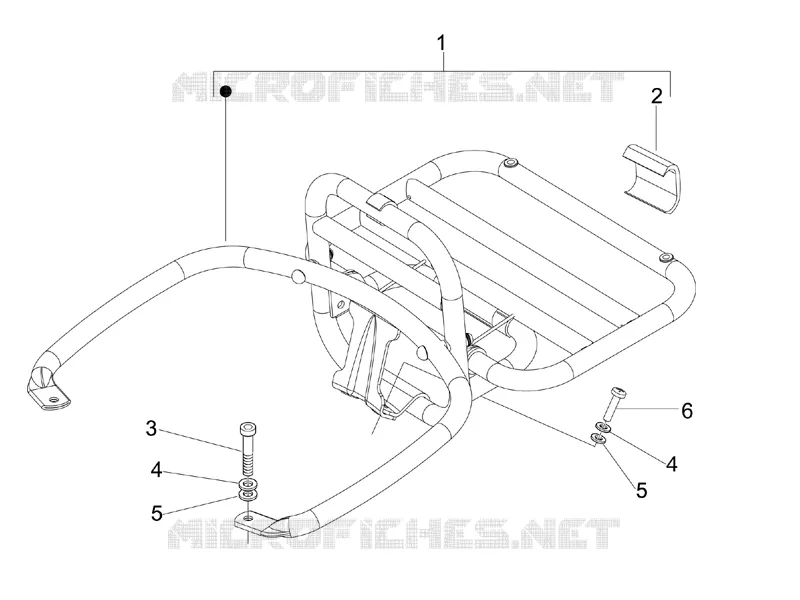 Rear luggage rack